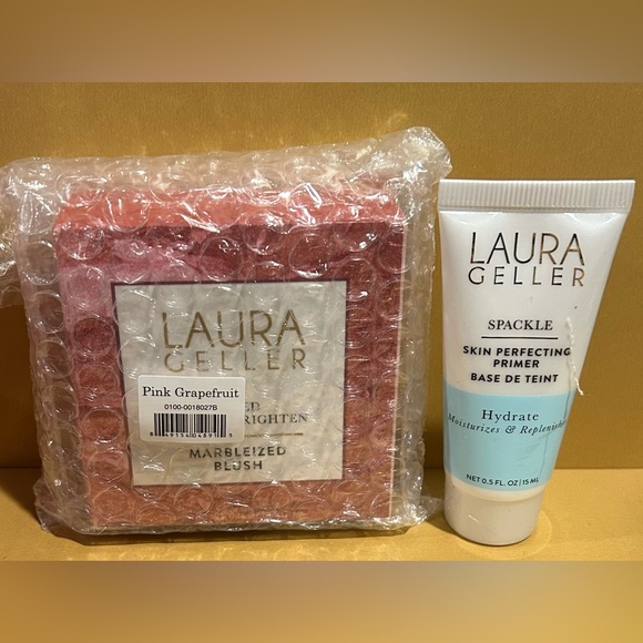 Laura Geller Other - Laura Geller Pink Grapefruit Blush and Primer Set